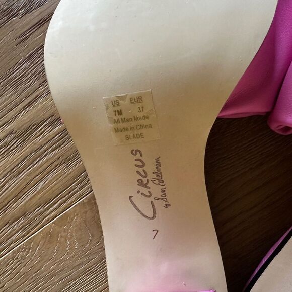 CIRCUS BY SAM EDELMAN Ruffled Dress Sandals In Pink Crush - Picture 10 of 10